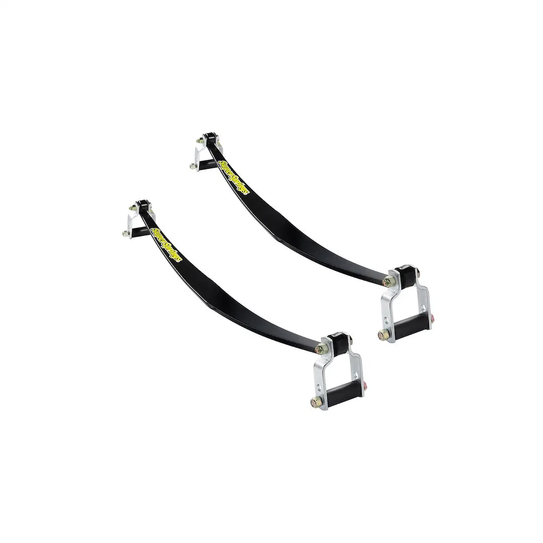 SSA28 – SUPERSPRINGS Helper Spring Kit, Leaf Spring Design Rear Upper 3 Inch Width 1500 Pound Load Capacity Per Set (...
